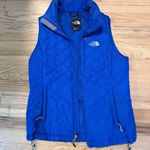North Face Royal Blue Puffer Vest, S
